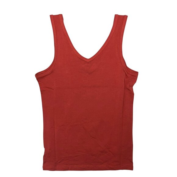 Universal Standard Double V Neck Tank Top Cotton Soft Casual Basic Sz 4XS (00-0 - Picture 5 of 6